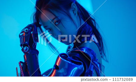 Cyberspace anthropomorphic image 111732089