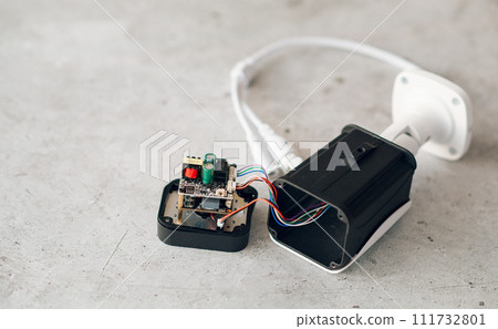 video camera for home security, camera installation 111732801