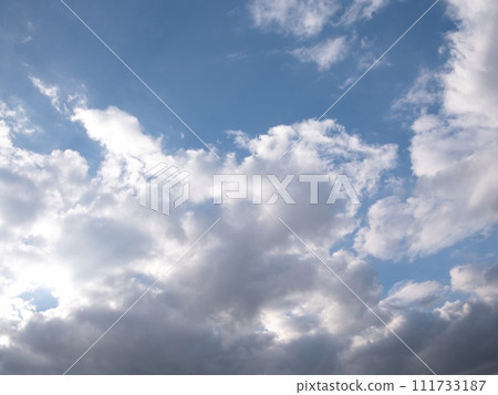 Cloudy sky Cloudy sky 111733187