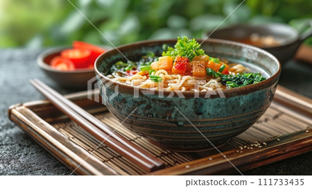 傳統日本蕎麥麵和烏龍麵套餐 111733435