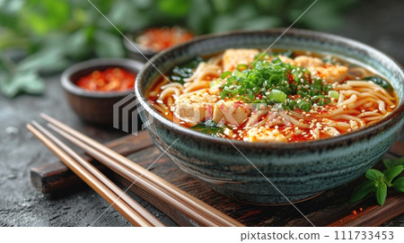 傳統日本蕎麥麵和烏龍麵套餐 111733453