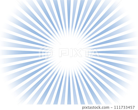 略帶色彩的閃亮太陽光線影像的集中線背景材質_藍色 111733457