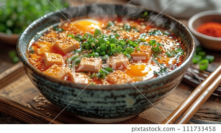 傳統日本蕎麥麵和烏龍麵套餐 111733458