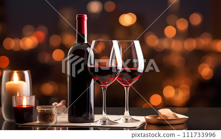wine, glass, red wine 111733996