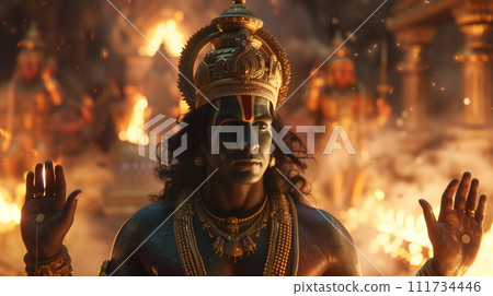 Hindu deity Hindu deity 111734446