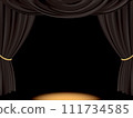 black stage curtain background 111734585