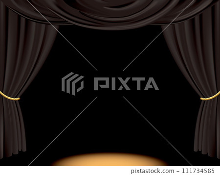 black stage curtain background 111734585