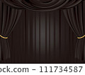 black stage curtain background 111734587