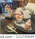 Strawberry sweets and coffee 111735649