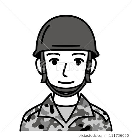自衛隊男黑白 自衛隊男黑白 111736030