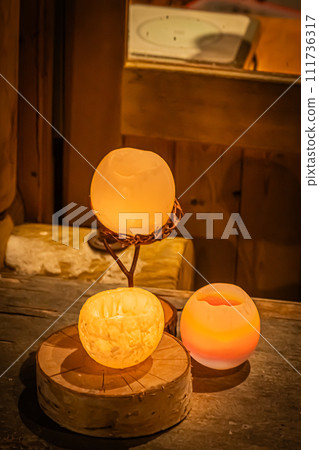 Ningle Terrace in Winter 111736317