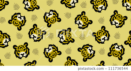 Tiger pattern background material 111736544