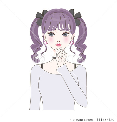 Thinking girl 111737189