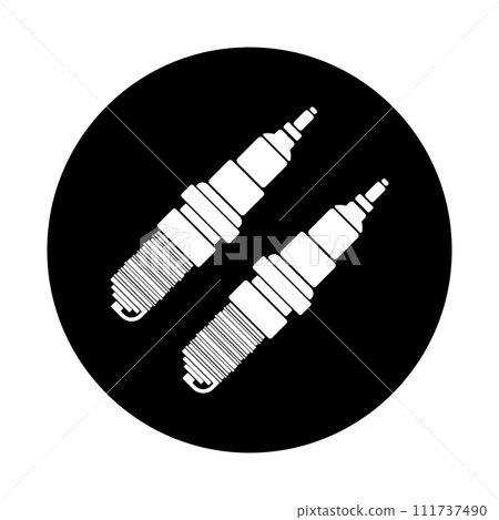 spark plug icon 111737490