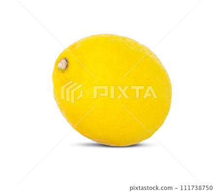 lemon fruit isolated on white background 111738750