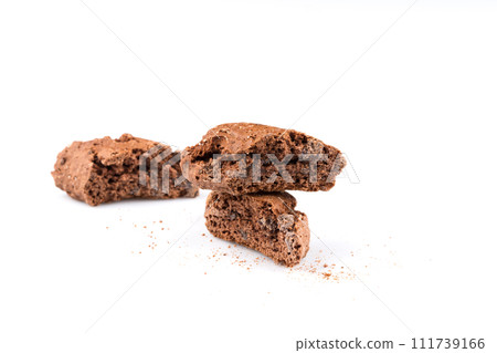 Cantucci with chocolate pieces Cantucci with chocolate pieces 111739166