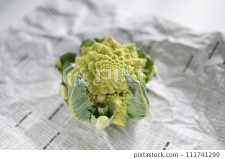 Substandard vegetables, Romanesco that cannot be shipped 111741299