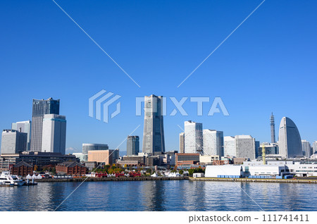 Minato Mirai seen from the large pier Minato Mirai seen from the large pier 111741411