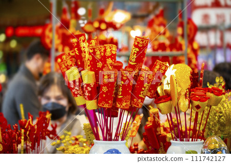 Chinese New Year, traditional ornaments, Spring Festival, Chinese New Year, Chinese spring festival, traditional gems, spring festival, Chinese New Year, New Year 111742127