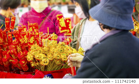 中國春節，傳統的飾品，春節，中國年，中国の春祭り、伝統的な宝石、春祭り、中国の年、New Year 111742140
