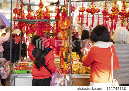 中國春節，傳統的飾品，春節，中國年，中国の春祭り、伝統的な宝石、春祭り、中国の年、New Year 111742188
