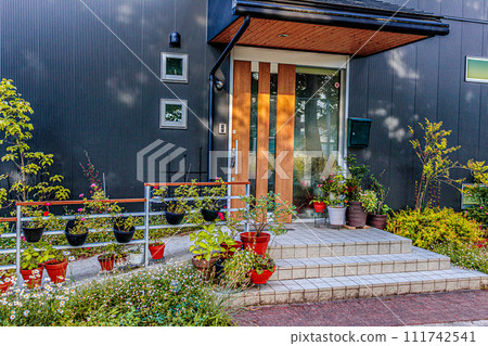 Residential entrance approach Residential entrance approach 111742541