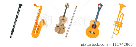 Different Musical Instrument for Live Concert Vector Set Different Musical Instrument for Live Concert Vector Set 111742963