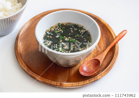 Wakame soup Wakame soup 111743962