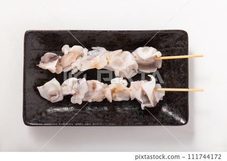 魷魚軟骨串(烹調前) 魷魚軟骨串(烹調前) 111744172