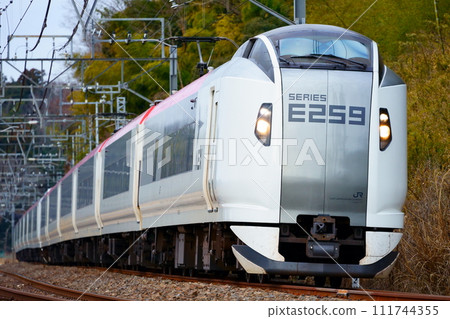 Formation photo of the new E259 series limited express Narita Express 111744355