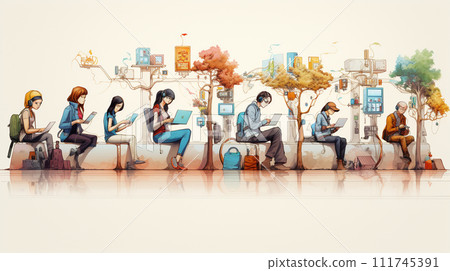 Interaction between computers and humans: People operating devices and exchanging information Interaction between computers and humans: People operating devices and exchanging information 111745391