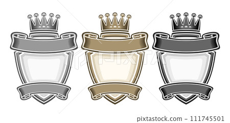 Vector Royal Emblems Set 111745501