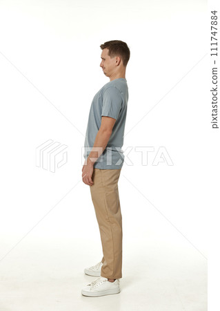 offended frustrated young man on white background. sadness offended frustrated young man on white background. sadness 111747884