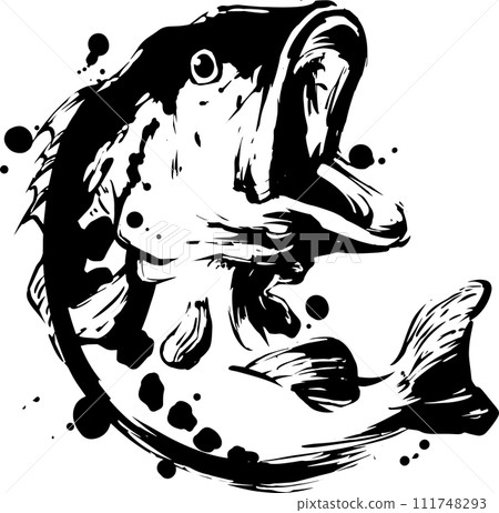 Fish (black bass) 111748293