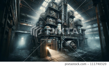 inside a huge building - Stock Illustration [111748320] - PIXTA