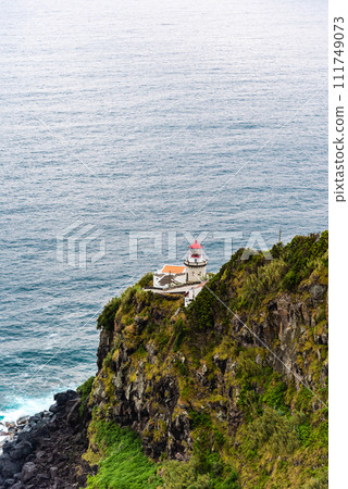 Lighthouse of Arnel in Sao Miguel Island, Azores 111749073