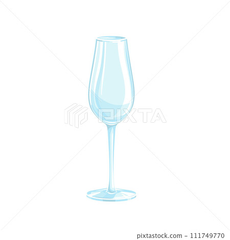 empty glass for desert wine 111749770