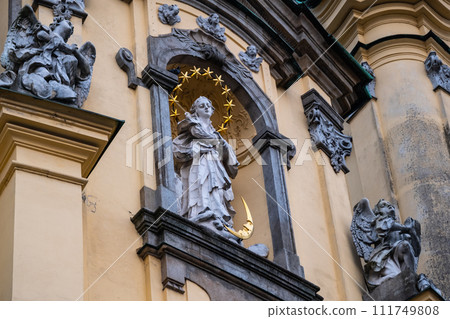 Monuments and architecture details in Linz, Austria Monuments and architecture details in Linz, Austria 111749808