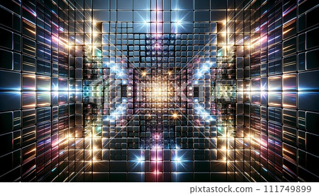 Cyberspace tunnel 111749899