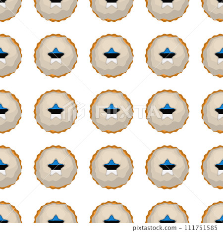 Pattern cookie with flag country Estonia in tasty biscuit Pattern cookie with flag country Estonia in tasty biscuit 111751585