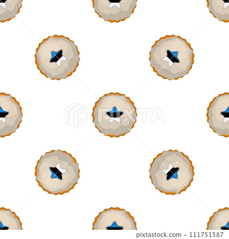Pattern cookie with flag country Estonia in tasty biscuit Pattern cookie with flag country Estonia in tasty biscuit 111751587