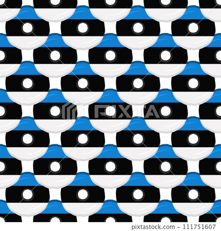 Pattern cookie with flag country Estonia in tasty biscuit Pattern cookie with flag country Estonia in tasty biscuit 111751607