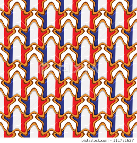 Pattern cookie with flag country France in tasty biscuit 111751627