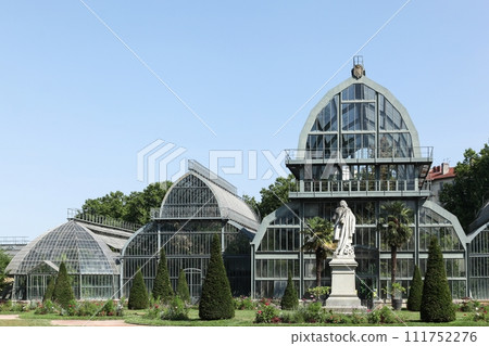 Greenhouse in park of la tete d'or in Lyon, France Greenhouse in park of la tete d'or in Lyon, France 111752276