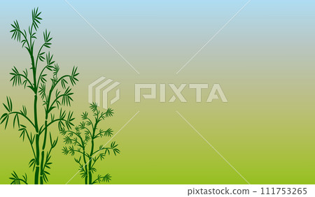 Abstract background with green bamboo, design element, poster, banner, card for your text 111753265
