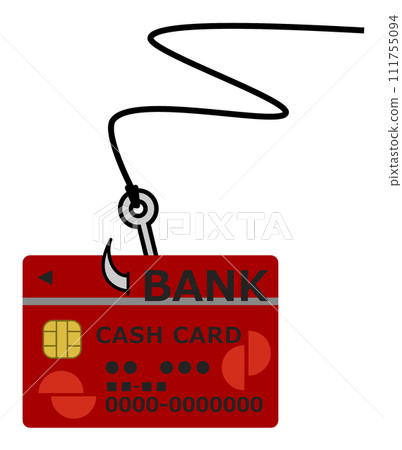 Phishing scam where personal information such as bank cash card PIN number is obtained 111755094