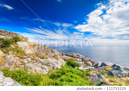 stony coast at christianso near bornholm stony coast at christianso near bornholm 111755220