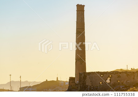 Old industrial factory chimney Old industrial factory chimney 111755338