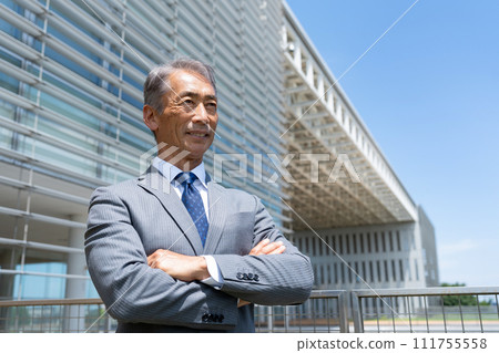 Businessman senior man Businessman senior man 111755558