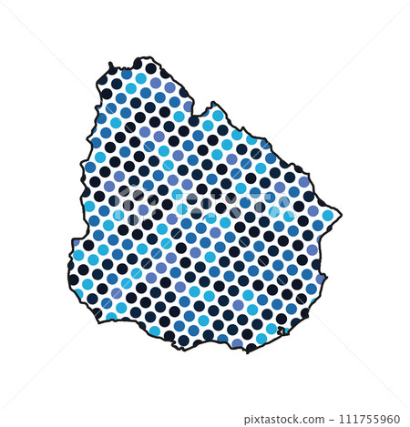 Uruguay map icon 111755960